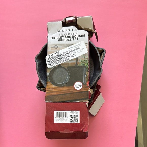 Other - Sedona Cast Iron Skillet and Griddle Set